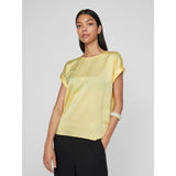 VILA VILA Damen Top VIELLETTE Top pale banana