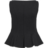 VILA VILA Damen Top VIMASTRIBA Top Black Beauty PINSTRIPE