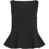 VILA VILA Damen Top VIMASTRIBA Top Black Beauty PINSTRIPE