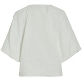 VILA VILA Damen Top VIRADIA Top Birch JACQUARD ROSES