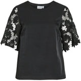 VILA VILA Damen Top VISASSY Top Black Beauty