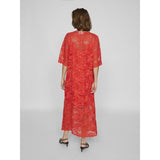 VILA VILA Damenkleid VILORNA Dress Poppy Red