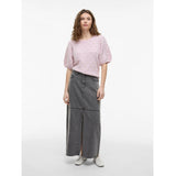 VILA VILA Damenrock VIKIKI Skirt Medium Grey Denim