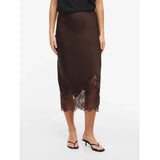 VILA VILA Damenrock VISABEL Skirt Coffee Bean