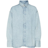 Vero Moda Vero Moda Damen Denimjacke VMHAMSON Restudsalg Light Blue Denim