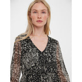 Vero Moda Vero Moda Damen Kleid VMKAYA Restudsalg Black Hilma