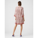 Vero Moda Vero Moda Damen Kleid VMMILAN Dress Georgia Peach Mira
