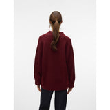 Vero Moda Vero Moda Damen Pullover VMBANG Knit Syrah