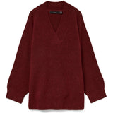 Vero Moda Vero Moda Damen Pullover VMBANG Knit Syrah