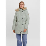 Vero Moda Vero Moda Damen Winterjacke VMEXCURSIONEXPEDITION Restudsalg Mineral Gray