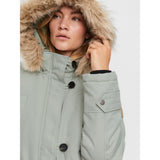 Vero Moda Vero Moda Damen Winterjacke VMEXCURSIONEXPEDITION Restudsalg Mineral Gray