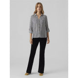 Vero Moda Vero Moda Damen Hemd VMBUMPY Restudsalg Snow White India ink