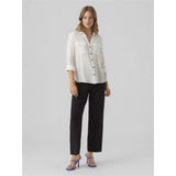 Vero Moda Vero Moda Damen Hemd VMBUMPY Restudsalg Snow white