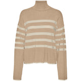Vero Moda Vero Moda Damen Bluse VMHAPPINESS Restudsalg Irish Cream W. BIRCH