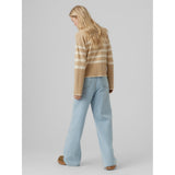 Vero Moda Vero Moda Damen Bluse VMHAPPINESS Restudsalg Irish Cream W. BIRCH