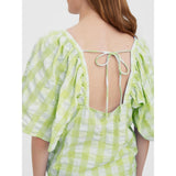 Vero Moda Vero Moda Damen Bluse VMSODY Restudsalg Shadow Lime Snow White