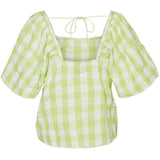 Vero Moda Vero Moda Damen Bluse VMSODY Restudsalg Shadow Lime Snow White