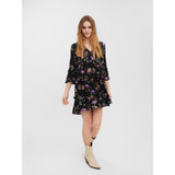 Vero Moda Vero Moda Damenkleid VMEASY Dress Black Aop Mille