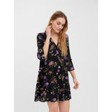 Vero Moda Vero Moda Damenkleid VMEASY Dress Black Aop Mille