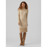 Vero Moda Vero Moda Damenkleid VMHAPPINESS Restudsalg Irish Cream W. BIRCH