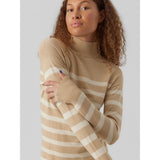 Vero Moda Vero Moda Damenkleid VMHAPPINESS Restudsalg Irish Cream W. BIRCH
