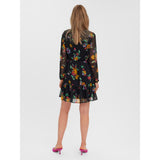 Vero Moda Vero Moda Damen Kleid VMKAYA Restudsalg Black Enna