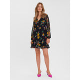 Vero Moda Vero Moda Damen Kleid VMKAYA Restudsalg Black Enna