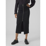 Vero Moda Vero Moda Damen Rock VMMONIC Skirt Black Denim