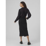 Vero Moda Vero Moda Damen Rock VMMONIC Skirt Black Denim