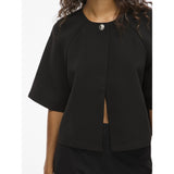 VILA Vila Damen-Cardigan-Top VISABBY Top Black Beauty