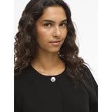 VILA Vila Damen-Cardigan-Top VISABBY Top Black Beauty