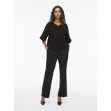 VILA Vila Damen-Cardigan-Top VISABBY Top Black Beauty