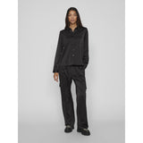VILA Vila Damen Hemd VIJETRA Shirt Black