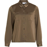 VILA Vila Damen Hemd VIJETRA Shirt Dusty Olive