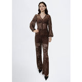 VILA Vila Damen Hosen VIMAYE Pant Coffee Bean