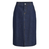 VILA Vila Damenrock VIKIRA Skirt Dark Blue Denim