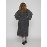 VILA Vila Kleid Kurve Dame VIDALIANA Dress Black