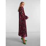 Y.A.S Y.A.S Damen Kleid YASMONIKA Restudsalg Black MONIKA AOP