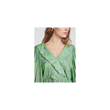 Y.A.S YAS 3/4 Kleid yasstelli Restudsalg Summer Green Purple flowers