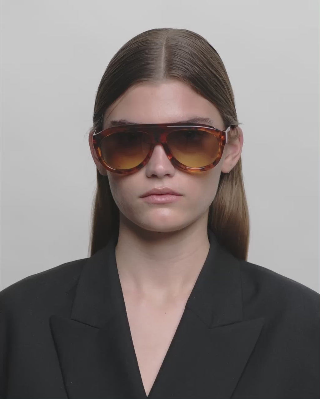 A. KJÆRBEDE A.Kjærbede Sonnenbrille Rio Sunglasses Havana