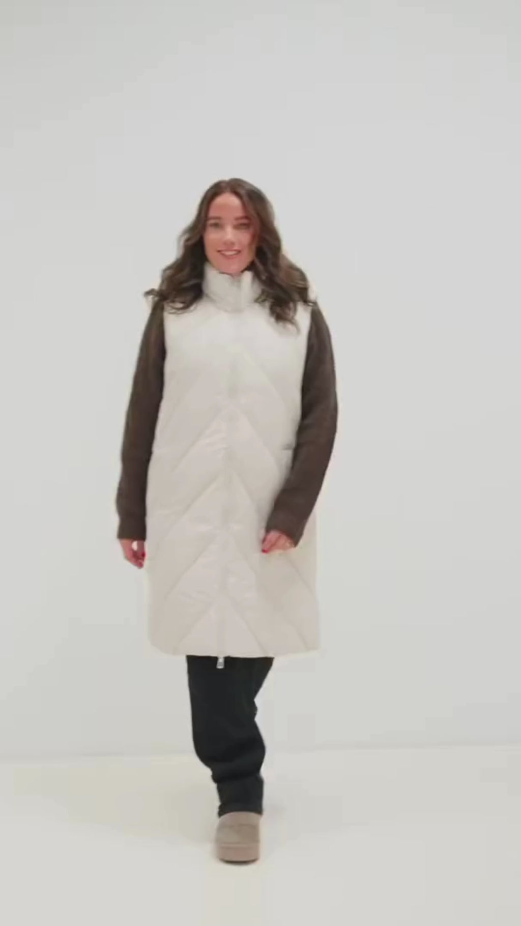 Vero Moda Vero Moda Damen Oberbekleidung Weste VMMILLAS Jacket Oatmeal