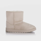 SHOES Lina Damen Teddy Winterstiefel 6417 Restudsalg Beige