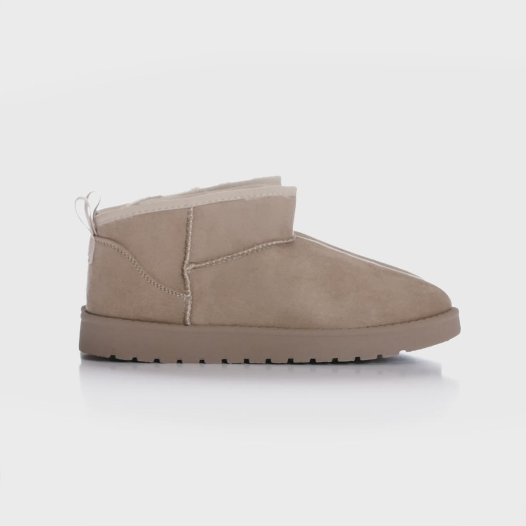 SHOES Sally Damen Teddy Winterstiefel 6353 Shoes Khaki