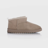 SHOES Sally Damen Teddy Winterstiefel 6353 Shoes Khaki