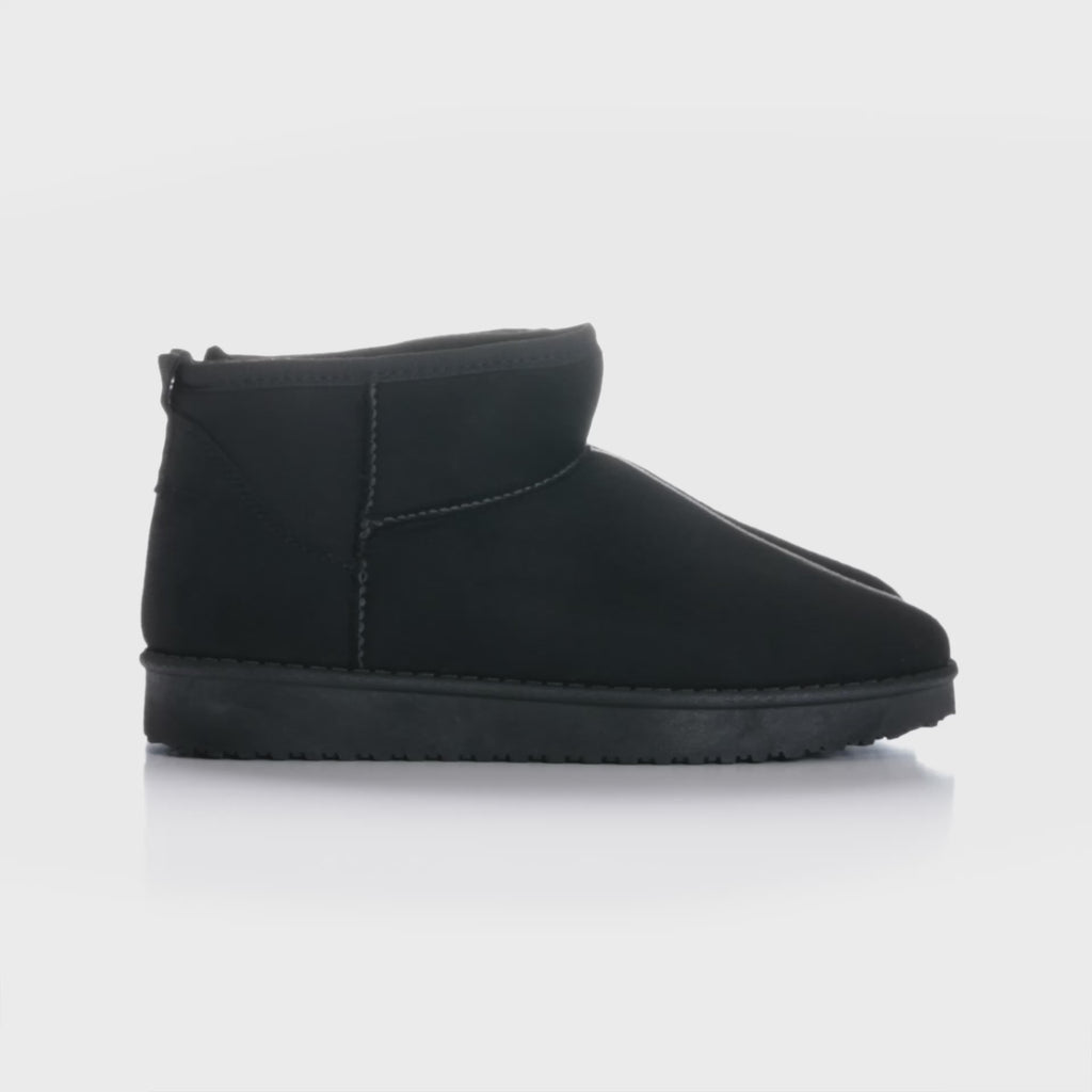 SHOES Lillie Damen Teddy Winterstiefel WD148 Restudsalg Black